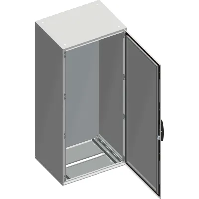 Schneider Electric Standschrank NSYSM18850P | Schaltschrank IP55 | 1800x800x500 mm | Stahl | RAL 7035 grau