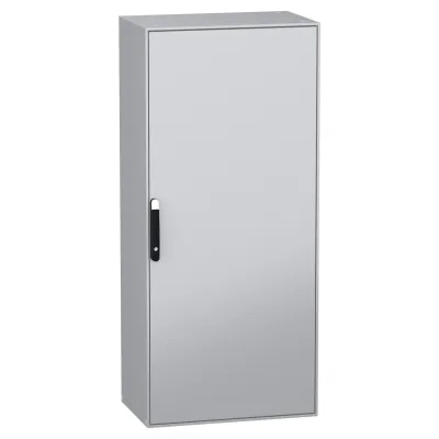 Schneider Electric Standschrank NSYSM18850P | Schaltschrank IP55 | 1800x800x500 mm | Stahl | RAL 7035 grau