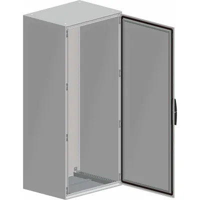 Schneider Standschrank | NSYSM1612402DP | IP55 | 2-türig | Stahl | 1600x1200x400 mm | Montageplatte | RAL 7035