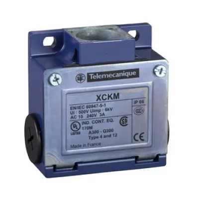 Telemecanique Sensors Positionsschalter-Unterteil ZCKM1H29 | 1 Öffner 1 Schließer | Metall eloxiert | M20 | IP66