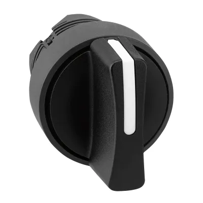 Schneider Electric Wahlschalter | ZB5AD5 | 3 Stellungen | Harmony XB5 | Ø22,5mm | Kunststoff | IP69K | schwarz