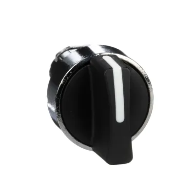 Schneider Electric Wahlschalter ZB4BD5 | Frontelement Harmony XB4 | 3 Positionen | Metall | IP69K | Ø22mm | schwarz