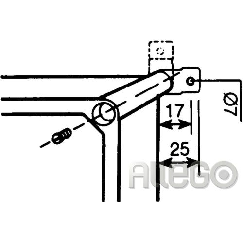 Bild: Schneider Wandbefestigungsl. NSYPF27X (VE4)