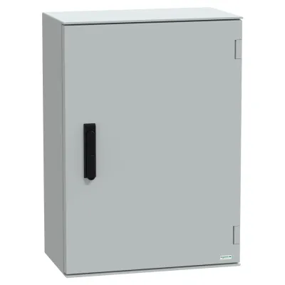 Schneider Electric Wandschrank NSYPLM75VG | IP66 | 747x536x300 mm | GFK Gehäuse | abschließbar | RAL7035 Grau
