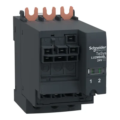 Schneider Electric Wendeschütz LU2MB0BL | 32A 24V DC | TeSys U | Wendeblock | Schraubanschluss | IP20