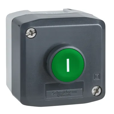 Schneider Electric XALD102E | Befehlsgerät Gehäuse | 1 grüner Drucktaster | IP65 | Kunststoff | 22,5mm | Start/Stop
