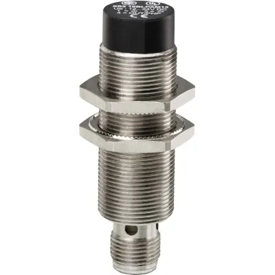 Schneider Electric Näherungsschalter XS218BLPAM12 | Induktiv M18 | PNP | Schließer | 8 mm | M12 | DC 12-24V
