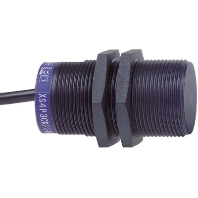 Schneider Electric Näherungsschalter XS4P30MA230L2 | induktiv M30 | Sn 15mm | 24-240V AC/DC | 2-Draht | 10m Kabel