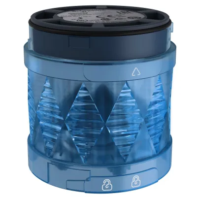 Schneider Electric LED-Leuchtelement XVUC26 | Signalsäule Dauerlicht Modul | 60mm | IP65 | 24V DC | blau