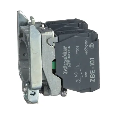 Schneider Electric ZB4BZ103 | Hilfsschalterblock 2 Schließer | für 22mm Drucktaster | Schraubanschluss | IP65