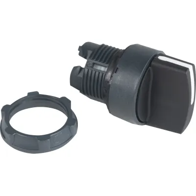 Schneider Electric Wahlschalter ZB5AD2 | 2 Stellungen | rastend | 22,5mm | IP69K | Harmony XB5 | schwarz
