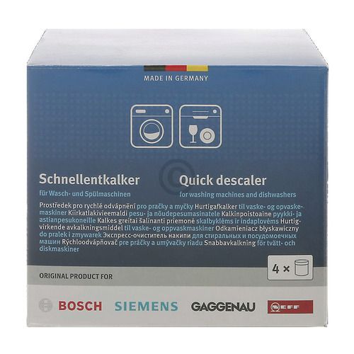 Bild: Schnellentkalker Set Bosch 00312351 für Waschmaschine Geschirrspüler 4x250g