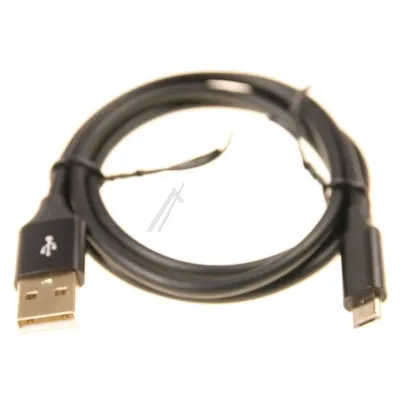 Schnelllade Micro-USB Datenkabel für Staubsauger Com Schwarz, 1 Meter, 3A