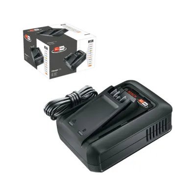 Bosch Ladegerät AL 18V-44 1600A031X0 | Schnellladegerät für 18V POWER FOR ALL Akkus | 14,4–18V | Schwarz | Wandhalterung