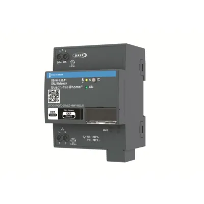 Busch-Jaeger DALI Gateway DG-M-1.16.11 | Schnittstelle free@home | 1 DALI Ausgang | REG | 230V | LED | IP20 | grau
