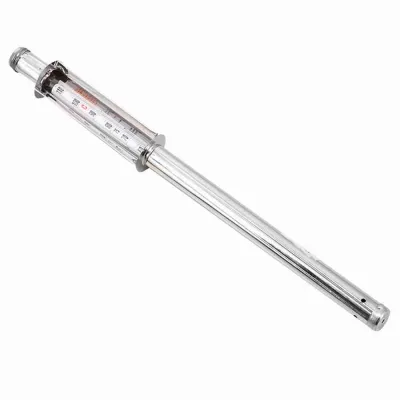 Weck Einkochthermometer 9001 | Thermometer für Einkocher | 42 cm | Weißblech | Messbereich 50-110°C | Weiß