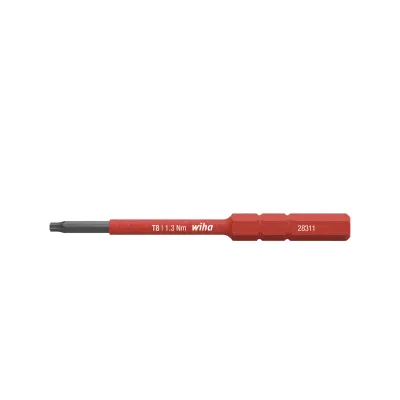 Wiha Bit 2831-15 | TORX T8 | slimVario | SoftFinish electric | 75 mm | VDE 1000V isoliert | Chrom-Vanadium Stahl