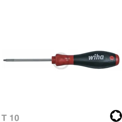 Schraubendreher Torx® T10 x 80mm Wiha 01290 362 SoftFinish®