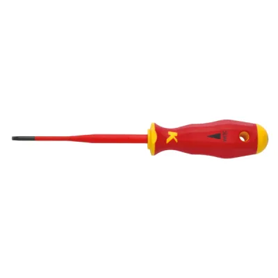 KLAUKE Schraubendreher KL150TX15ISLIM | Torx TX15 | 100mm | VDE 1000V isoliert | Slim Line | 2K-Griff
