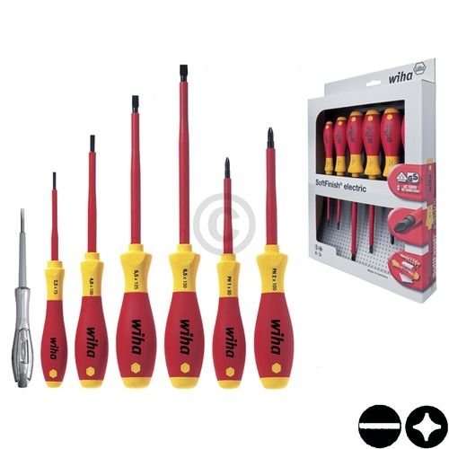 Bild: Schraubendrehersatz Schlitz / Kreuz PH SoftFinish® electric 00834 834