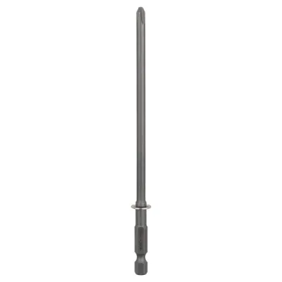 Bosch Schrauberbit 2608522068 | PH2 Phillips Bit | 145 mm Länge | Extra-Hart | S2-Stahl | 1/4" Sechskant | zweiseitig