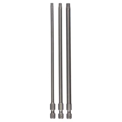 Bosch Schrauberbit-Set 2607001764 | Extra-Hart | 3-tlg | TORX T20 T25 T30 | S2-Stahl | 152mm | robust