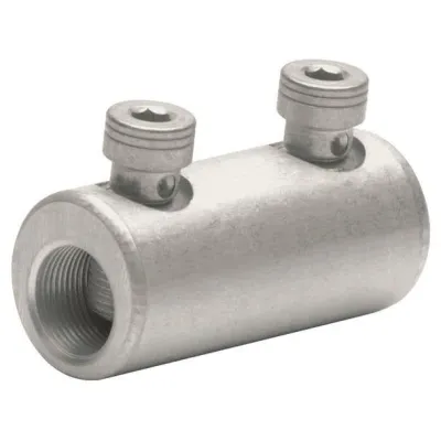 Klauke Schraubverbinder SV309AKV | Verbinder Aluminium/Kupfer 16–95mm² | verzinnt | 2 Schrauben | Mittelsteg | bis 15kV