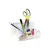 Bild: RHEITA Schreibtischorganizer | Organizer mit Klebefilmabroller | 17x12,6x8 cm | Kunststoff/Metall | transparent