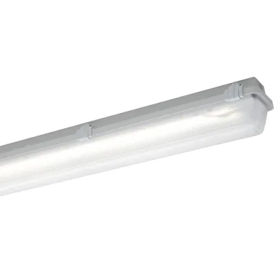 Schuch LED-Feuchtraum-Wannenleuchte 161/15L34 AUS | 25W 4000K 3630lm | IP65 IK05 | 1572mm | satiniert | grau