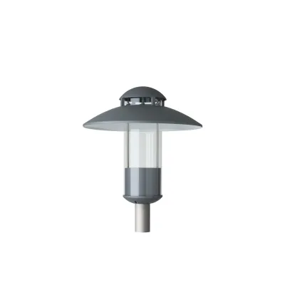 SCHUCH LED-Pilzleuchte 541 1601R G2 | CAPA 17W | 2660lm | 4000K neutralweiß | IP54 | Aufsatz | Aluminium grau | Ø76mm