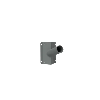SCHUCH Ausleger 4871 DB702 | Rohrausleger Wandmontage Ø60mm | Aluminium lackiert | Länge 200mm | grau