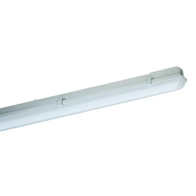 Schuch LED-Feuchtraum-Wannenleuchte 164 12L90G2 | 65W | 9400lm | 4000K neutralweiß | IP65 | 1272mm | grau