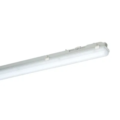 SCHUCH LED-Feuchtraum-Wannenleuchte 167 15LG2 HE VARIO LUXANO 2 43W 4000K 6660lm IP65 IK05 1477mm | diffus matt | grau