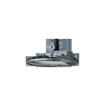 SCHUCH LED-Hallenleuchte TRIANO disc 3410 L100 D 65W 10000lm 5000K IP65 IK09 Aluminium breitstrahlend | grau