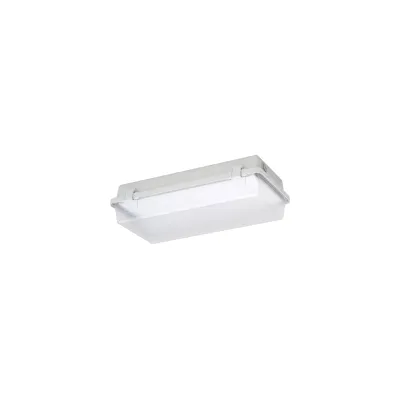 SCHUCH LED-Feuchtraumleuchte 164KL L15G2 | 14W 1490lm | IP65 | 4000K Neutralweiß | Deckenmontage | Kunststoff grau