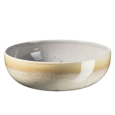 MÄSER Schüssel 26cm Candy bicolor flieder | Steinzeug | Pastell | mikrowellengeeignet | spülmaschinengeeignet | Portugal