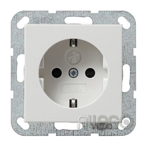 Bild: SCHUKO-Steckdose System 55 reinweiss