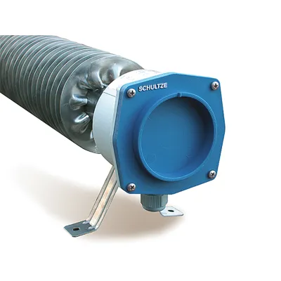 Schultze Rippenrohrheizofen U2000E | 2000W | 230/400V | Edelstahl | IP66/IP67 | L 1040mm | Ø 110mm | Universal