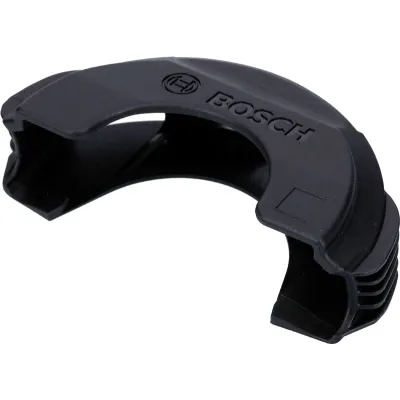 Bosch Schutzhaube 2608000753 für Winkelschleifer | 100 mm Scheibe | schwarz | Führungsschlitten-Clip montierbar