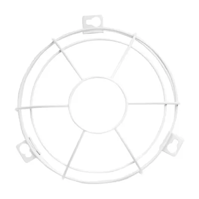 Busch-Jaeger Schutzkorb für Decken-Präsenzmelder 6898 | Schutzgitter BWM | Alpinweiß | Zubehör für Rauch- & Wärmemelder