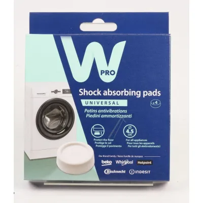 Schwingungsdämpfer, 4 Stück für Ofen Whirlpool/Indesit 488000862480 Set, Vibrati