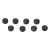 Bild: Screw Hole Rubber Of Top Decorative Cover (Black)