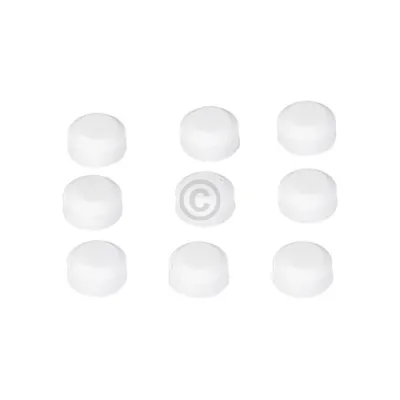 Screw Hole Rubber Of Top Decorative Cover (White)