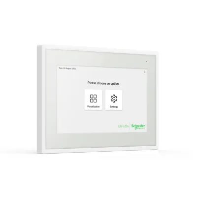 Schneider Electric SpaceLogic KNX MTN6260-7770 Touchscreen 7 Zoll | Smart Panel | WLAN | Aufputz | weiß