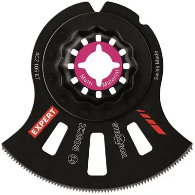 Bosch Segmentsägeblatt ACZ105ET 2608664208 | MultiMaterial | Starlock | Carbide | Ø105mm | für Stein, Kunststoff