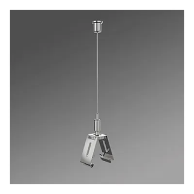 REGIOLUX Seilabhängung SDCS me 18900034101 | Einzelseilaufhängung | Deckenzylinder Metall | Ø1,8mm | Länge 2000mm