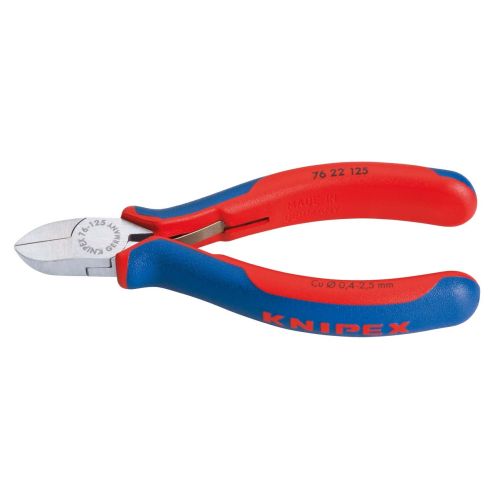 Bild: Seitenschneider 76 22 125 (rot/blau, Länge 125mm)