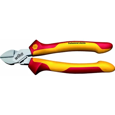 Wiha Seitenschneider 180mm Professional Z12118006 | DynamicJoint | 1000V isoliert | verchromt | rot/gelb