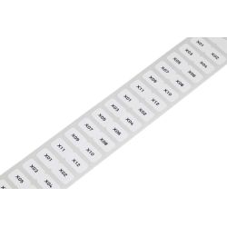selbstklebendes Ettikett, 15x6mm ws 3000 Stk/Rolle