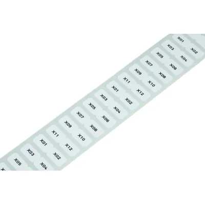 WAGO Etiketten 210-806 | Klemmenmarkierung selbstklebend | 15x9mm | 3000 Stück Rolle | weiß | für Smart Printer